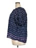 Zac & Rachel 100% Polyester Blue 3/4 Sleeve Blouse Size 2X - photo 5