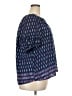 Zac & Rachel 100% Polyester Blue 3/4 Sleeve Blouse Size 2X - photo 4