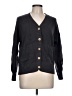 Unbranded 100% Viscose Black Blue Cardigan Size L - photo 1