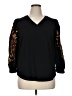 Chico's Black 3/4 Sleeve Blouse Size XL - photo 1