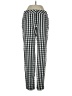 Express Checkered-gingham Black Casual Pants Size 00 - photo 1