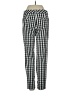 Express Checkered-gingham Black Casual Pants Size 00 - photo 2