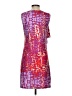 Jennifer Lopez Print Purple Cocktail Dress Size S - photo 2