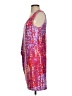 Jennifer Lopez Print Purple Cocktail Dress Size S - photo 5
