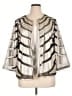 Travelers by Chico's 100% Polyester Metallic Silver Jacket Size XL (3) - photo 1