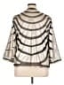 Travelers by Chico's 100% Polyester Metallic Silver Jacket Size XL (3) - photo 2