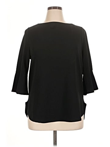 Green Envelope 3/4 Sleeve Top (view 1)