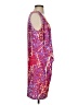 Jennifer Lopez Print Purple Cocktail Dress Size S - photo 4