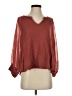 Akemi + Kin 100% Polyester Burgundy 3/4 Sleeve Blouse Size S - photo 1