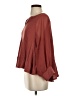 Akemi + Kin 100% Polyester Burgundy 3/4 Sleeve Blouse Size S - photo 5