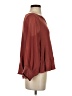 Akemi + Kin 100% Polyester Burgundy 3/4 Sleeve Blouse Size S - photo 4