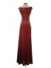 DB Studio 100% Polyester Burgundy Cocktail Dress Size 0 - photo 2