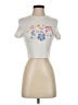 Shein Ivory Short Sleeve Top Size 2 - photo 1