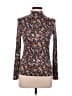MNG Brown Long Sleeve Blouse Size M - photo 1