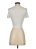 Shein Ivory Short Sleeve Top Size 2 - photo 2
