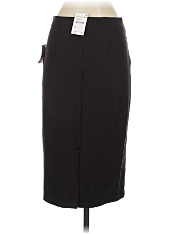 Ellen Tracy Faux Leather Skirt (view 2)