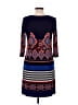 Sangria Print Blue Casual Dress Size 6 - photo 2