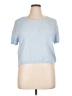 Blue Rain Blue Short Sleeve Top Size XL - photo 1