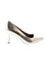 A New Day Metallic Silver Heels Size 8 1/2 - photo 1