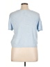 Blue Rain Blue Short Sleeve Top Size XL - photo 2