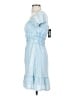Sim & Sam 100% Rayon Blue Cocktail Dress Size XS - photo 5