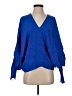 Zara Blue 3/4 Sleeve Blouse Size S - photo 1