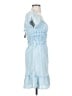 Sim & Sam 100% Rayon Blue Cocktail Dress Size XS - photo 4