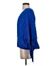 Zara Blue 3/4 Sleeve Blouse Size S - photo 5
