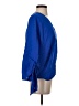 Zara Blue 3/4 Sleeve Blouse Size S - photo 4