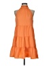 1.State 100% Polyester Solid Orange Casual Dress Size S - photo 1