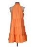 1.State 100% Polyester Solid Orange Casual Dress Size S - photo 2
