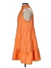 1.State 100% Polyester Solid Orange Casual Dress Size S - photo 5