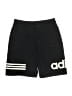 Adidas 100% Cotton Graphic Black Athletic Shorts Size 14 - 16 - photo 1