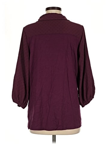Full Moon Maternity 3/4 Sleeve Blouse (view 2)