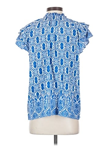 Rose + Olive Short Sleeve Blouse (view 2)