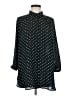 CAbi 100% Polyester Polka Dots Black 3/4 Sleeve Blouse Size M - photo 1