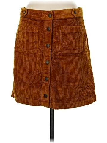 Madewell Corduroy A-Line Mini Skirt: Patch Pocket Edition (view 1)
