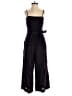 J.Crew 100% Linen Solid Black Jumpsuit Size 0 - photo 1
