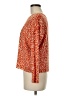 Ann Taylor LOFT 100% Cotton Animal Print Orange Pullover Sweater Size Med Petite - photo 5