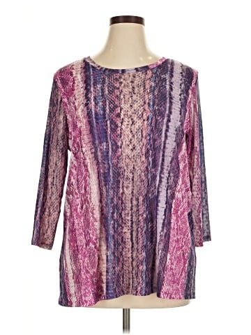 Logo Layers 3/4 Sleeve Blouse (view 1)