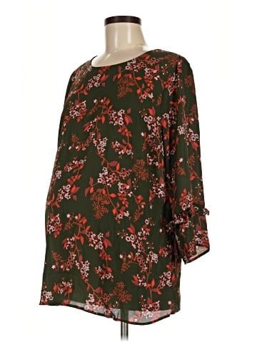 Motherhood 3/4 Sleeve Blouse (view 1)