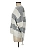 Faded Rose Stripes Gray Pullover Sweater Size M - photo 5
