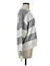 Faded Rose Stripes Gray Pullover Sweater Size M - photo 4