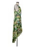 Unbranded 100% Polyester Tropical Green Cocktail Dress Size 5 - photo 4