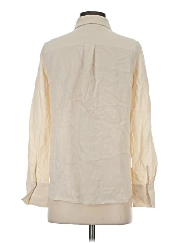 Lafayette 148 New York Long Sleeve Silk Top (view 2)
