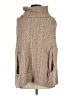 Fiets Voor 2 Tan Turtleneck Sweater Size M - photo 1