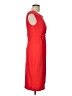Connected Apparel Solid Red Cocktail Dress Size 10 - photo 4