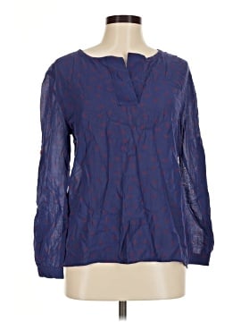 Lacoste Long Sleeve Silk Top (view 1)