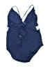 Vineyard Vines Color Block Blue One Piece Swimsuit Size 3X - photo 2