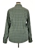 UNTUCKit 100% Polyester Plaid Green Long Sleeve Blouse Size XXL - photo 2